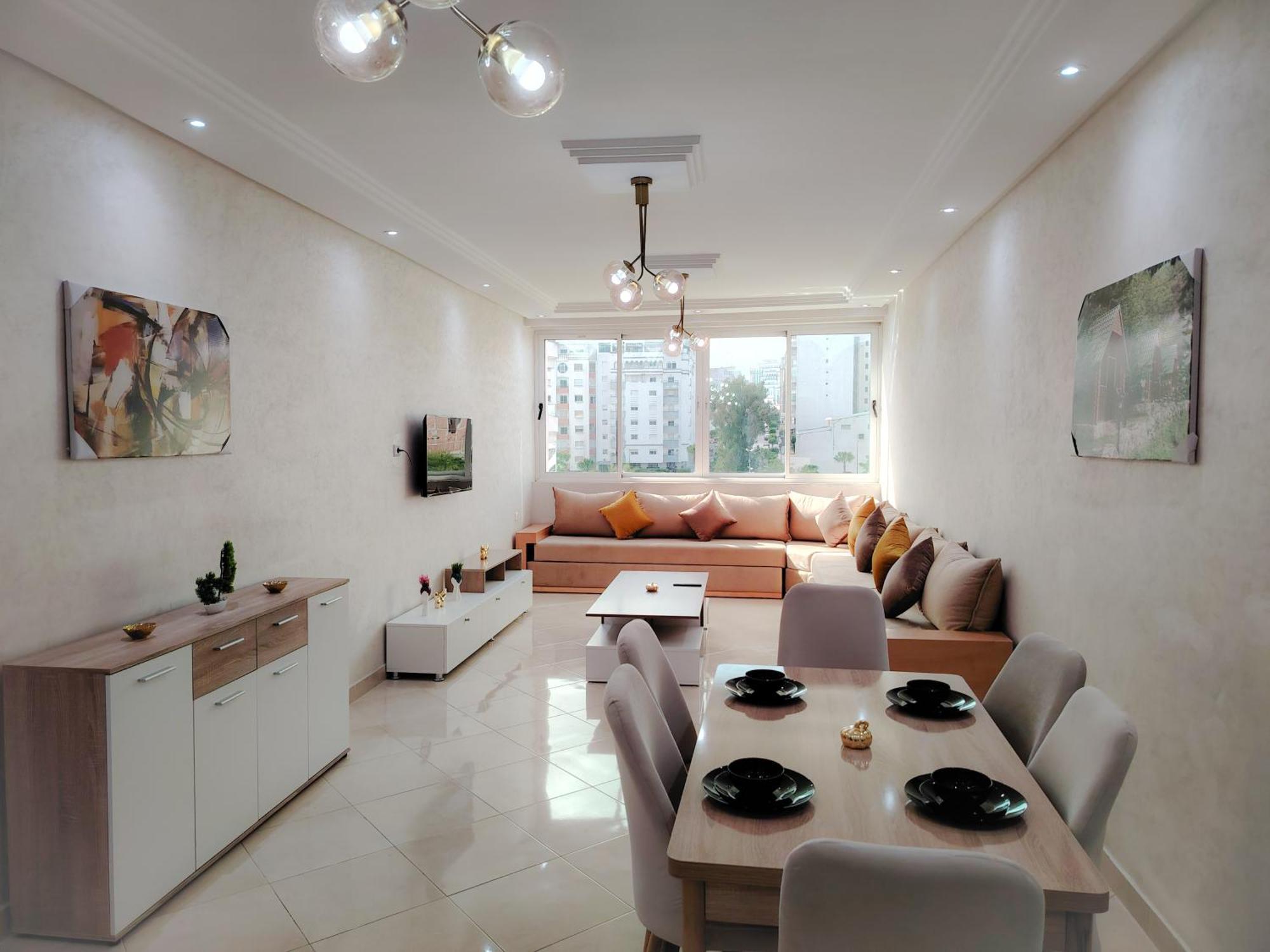 Nouveau Appartement Prestige Avec Vue Paronamique Tânger Exterior foto